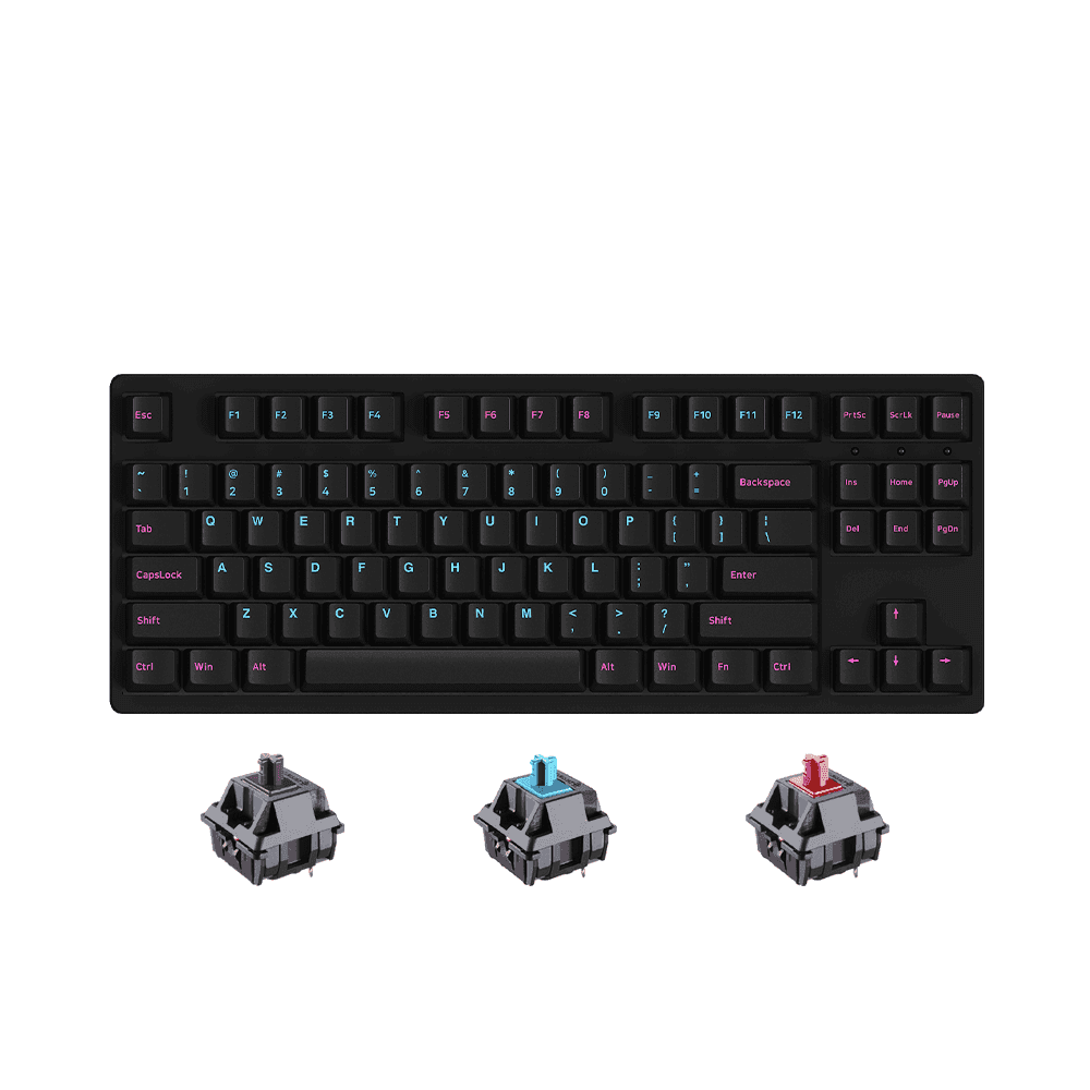 Bàn phím cơ TKL AKKO 3087DS Midnight R2 (Akko Sw V2)
