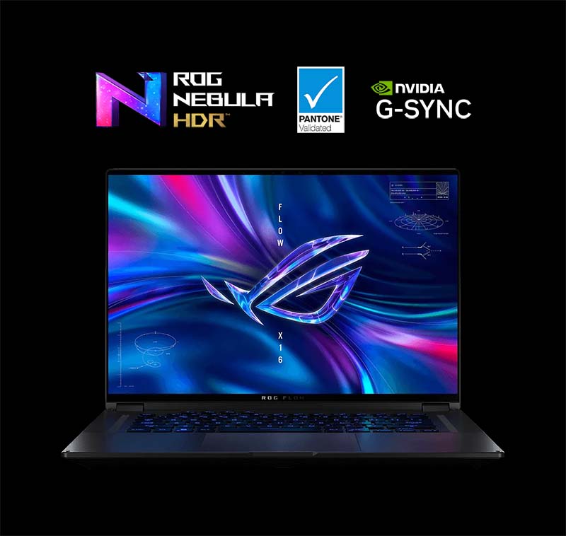 Asus ROG Flow X16 GV601 trang bị màn hình ROG Nebula HDR